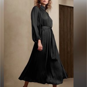 NWT Banana Republic Slit Back Maxi Dress